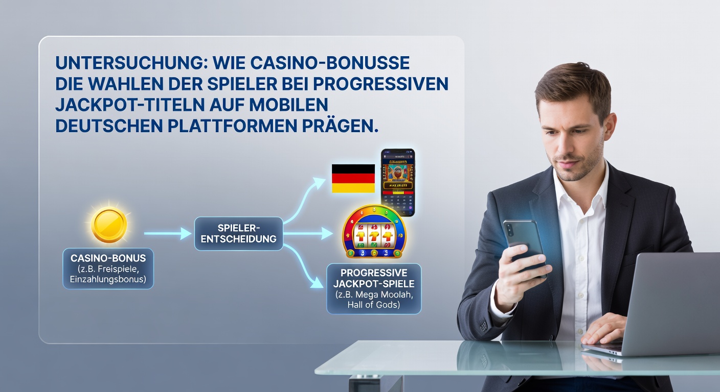 Mobile Progressive Jackpot Slots und Casino Boni auf deutschen Plattformen