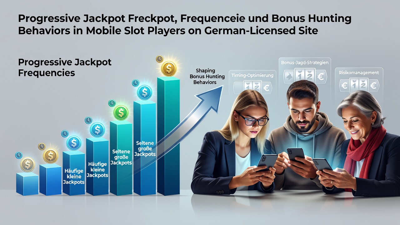 Mobile Slot-Spieler analysieren progressive Jackpot-Daten auf einem Smartphone in einer deutschen lizenzierten Casino-App