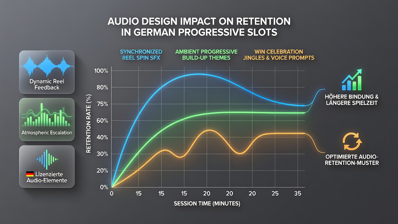 Grafische Darstellung von Bindungskurven in Abhängigkeit von Audio-Design-Elementen bei deutschen Slots