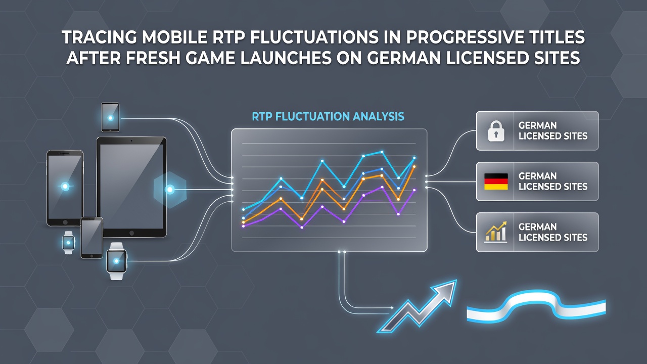 Diagramm zeigt RTP-Schwankungen in progressiven Slots auf mobilen Geräten nach Launch auf lizenzierten Plattformen